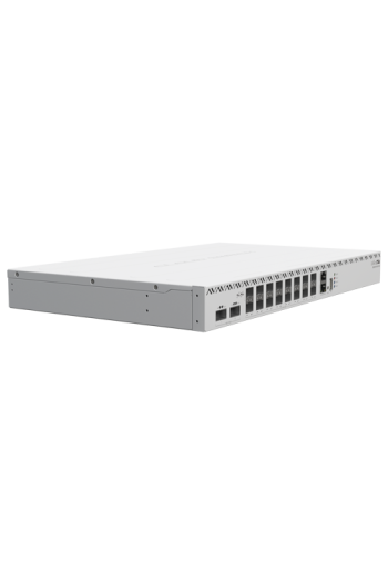 Switch 2 x QSF28 100G, 16 x SFP28 25G, 2 x RJ45 100 Mbps, 1U - MikroTik CRS518-16XS-2XQ-RM