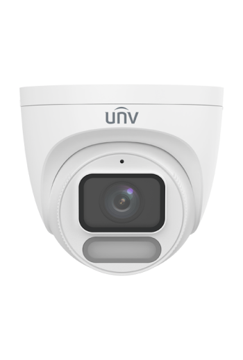 Camera IP Wise-ISP ColorHunter, 4MP, lentila 2.8mm, WL 30m, Mic, PoE, MicroSD, Color 24/7 - UNV IPC3624LE-ADF28K-WP-L