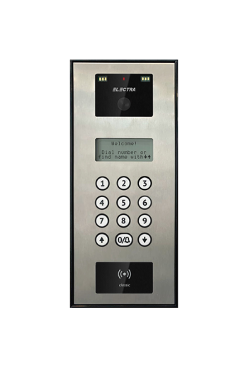 Panou exterior audio - video, semiduplex digital - ELECTRA P4S.VBS