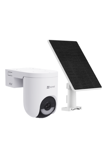 Camera IP Wi-Fi6 & 4G PT + Panou solar 5W, 2K+, baterie 5.200 mAh, Audio, IR+WL 15m, Alarma - Ezviz CS-HB8c-4G-KIT
