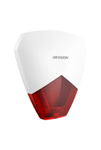 Sirena cablata AX PRO de exterior cu flash, led Rosu, IP54 - HIKVISION DS-PS1-R
