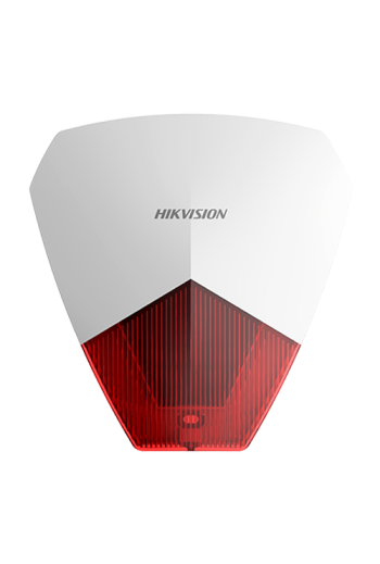 Sirena cablata AX PRO de exterior cu flash, led Rosu, IP54 - HIKVISION DS-PS1-R