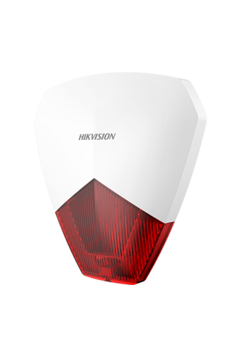Sirena cablata AX PRO de exterior cu flash, led Rosu, IP54 - HIKVISION DS-PS1-R
