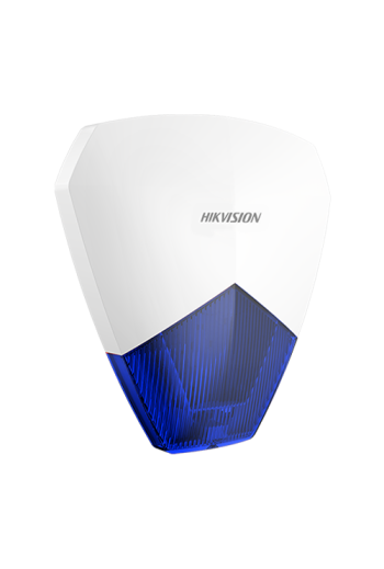 Sirena cablata AX PRO de exterior cu flash, led Albastru, IP54 - HIKVISION DS-PS1-B
