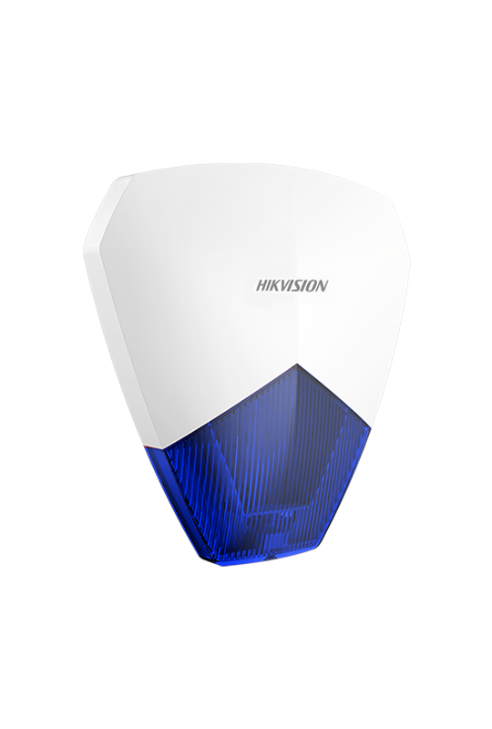 Sirena cablata AX PRO de exterior cu flash, led Albastru, IP54 - HIKVISION DS-PS1-B