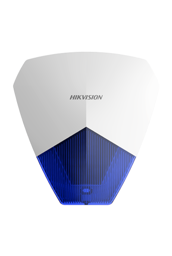 Sirena cablata AX PRO de exterior cu flash, led Albastru, IP54 - HIKVISION DS-PS1-B