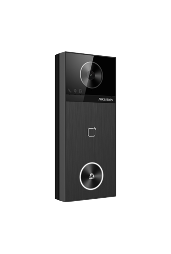 Panou exterior videointerfon TCP/IP 4MP, IR 3m, Wi-Fi6, Bluetooth, M1, IP65 - HIKVISION DS-KV6114-WBE1