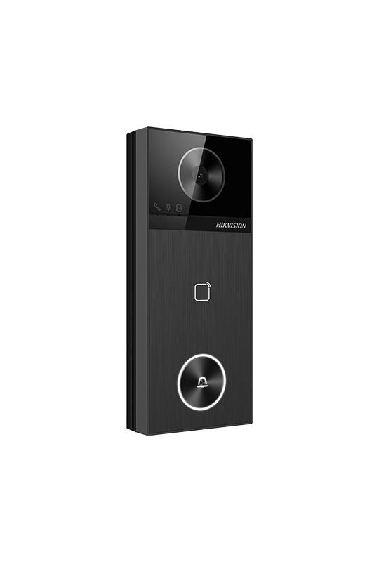 Panou exterior videointerfon TCP/IP 4MP, IR 3m, Wi-Fi6, Bluetooth, M1, IP65 - HIKVISION DS-KV6114-WBE1