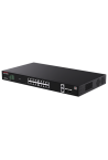 Switch 16 x RJ45 1G PoE, 2 x SFP 1G, 2 x RJ45 1G, Management, 1U - IP-COM G2220P-16-250W