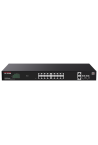 Switch 16 x RJ45 1G PoE, 2 x SFP 1G, 2 x RJ45 1G, Management, 1U - IP-COM G2220P-16-250W