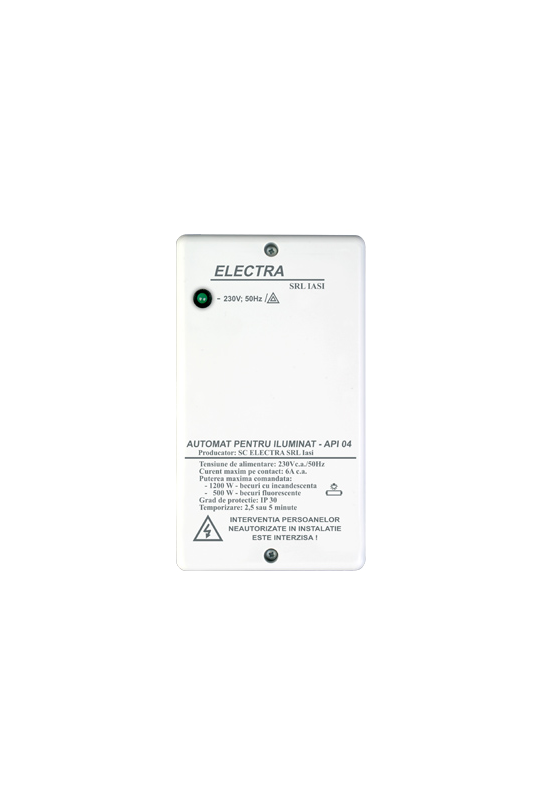 Automat pentru iluminat holurile sau scarile de bloc - ELECTRA API.11G