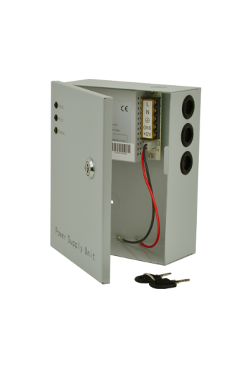 Sursa de alimentare 12V, 3A, back-up in cabinet metalic SDC-12-3B