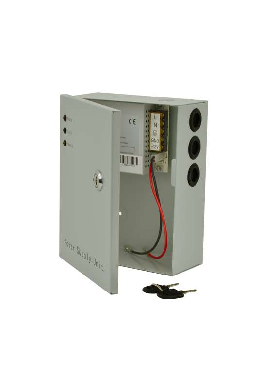 Sursa de alimentare 12V, 3A, back-up in cabinet metalic SDC-12-3B