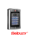 Controler stand-alone cu tastatura si cititor card, carcasa antivandal - SEBURY SEB-BC2000
