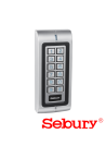 Controler stand-alone pentru doua usi, carcasa antivandal - SEBURY SEB-W1-A