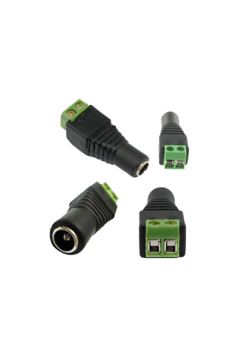 Conector de alimentare mama, 12V, cu surub SDC-CAM