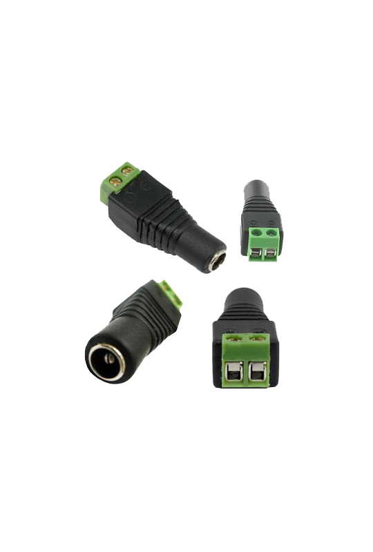 Conector de alimentare mama, 12V, cu surub SDC-CAM