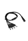 Conector de alimentare 12V, 1 intrare MAMA, 4 iesiri TATA CA-M1T4
