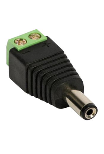 Conector de alimentare tata, 12V, cu surub SDC-CAT