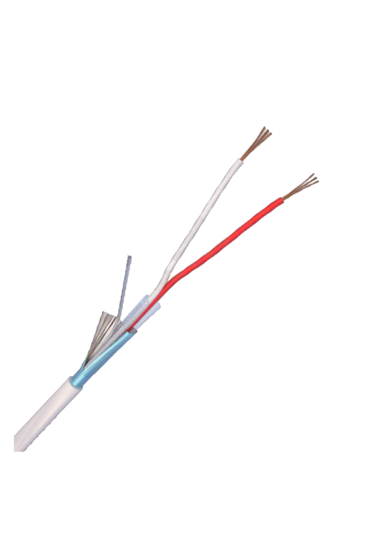 Cablu de alarma 2 fire ecranate, cupru integral, 100m 2CUEF