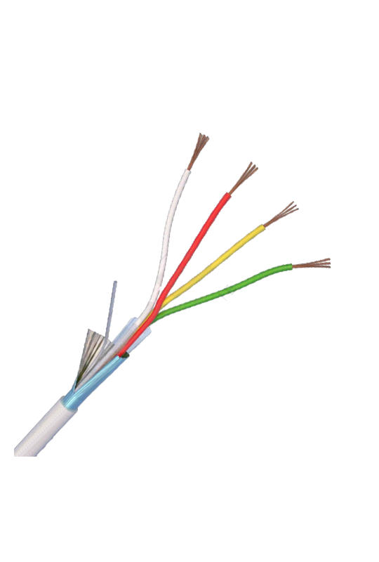 Cablu de alarma 4 fire ecranate, cupru integral, 100m 4CUEF