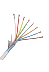 Cablu de alarma 8 fire ecranate, cupru integral, 100m 8CUEF