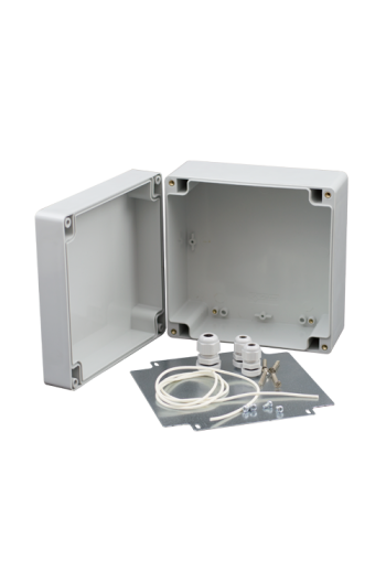Doza exterior cu placa metalica montaj echipamente AWO603