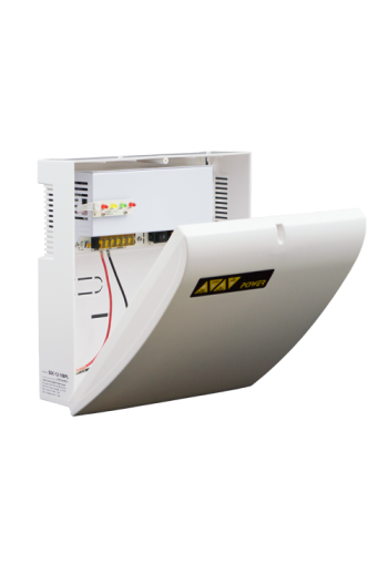 Sursa de alimentare 12V/10A, back-up in cabinet de plastic SDC-12-10BPL