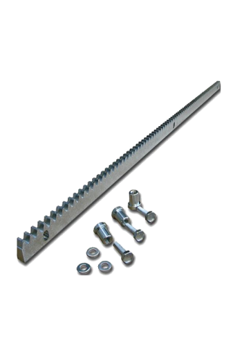 Cremaliera metalica zincata 30x12 mm - lungime 1M CRM4