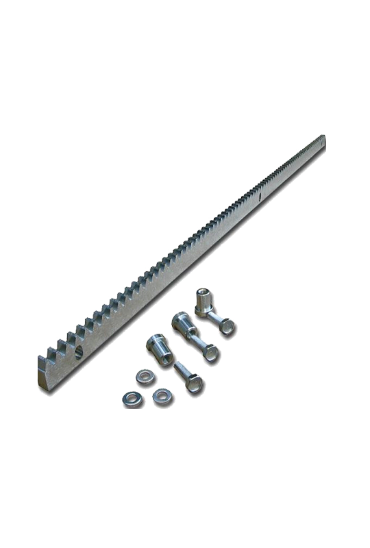 Cremaliera metalica zincata 30x12 mm - lungime 1M CRM4