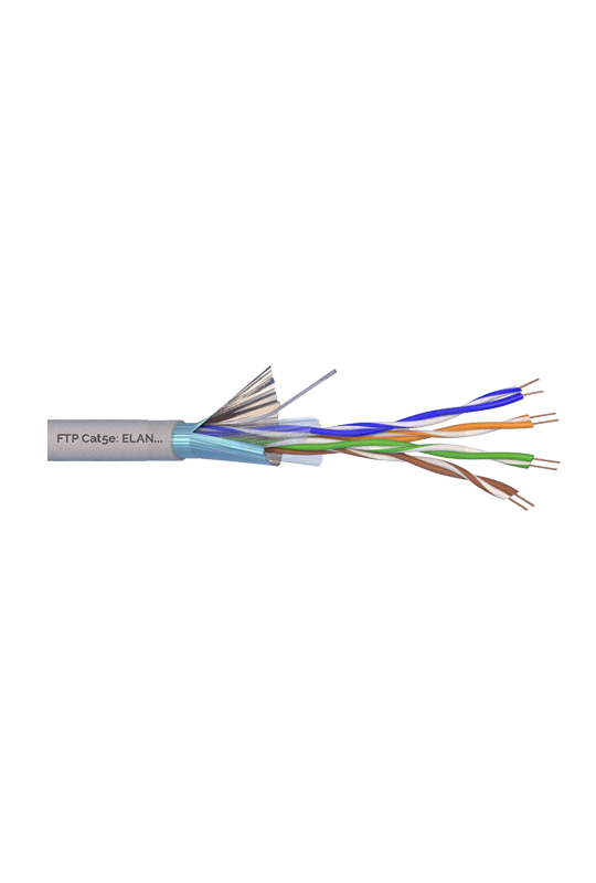 Cablu FTP, cat 5E, CUPRU 100%, 305m ELN-FTP-5E-CU