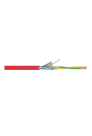 Cablu incendiu 1x2x0.8mm, ecranat, 100m ELN-1x2x08