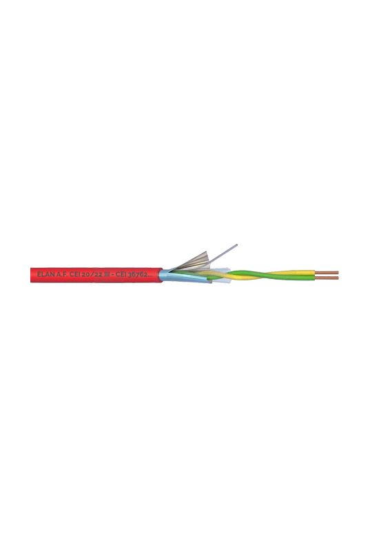 Cablu incendiu 1x2x0.8mm, ecranat, 100m ELN-1x2x08