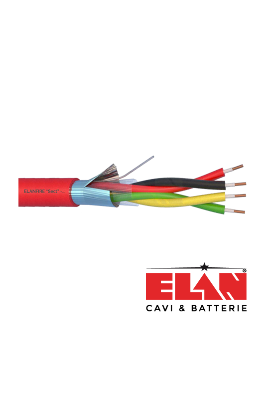 Cablu de incendiu E120 - 2x2x0.8mm, 100m ELN120-2x2x08
