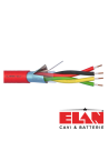 Cablu de incendiu E120 - 2x2x0.8mm, 100m ELN120-2x2x08