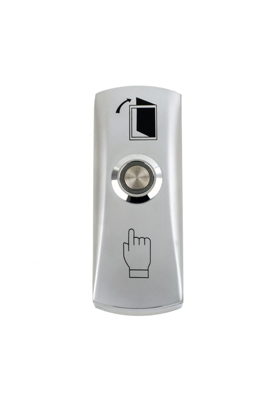 Buton iesire aplicabil din metal, cu LED CSB-805L