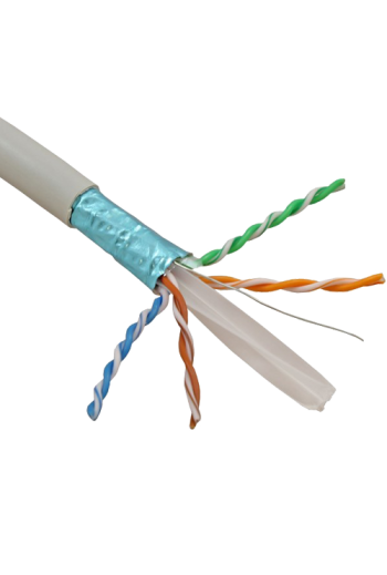 Cablu FTP, cat 6, CUPRU 100%, manta LSZH 305m  - ELAN ELN-FTP-6-CU