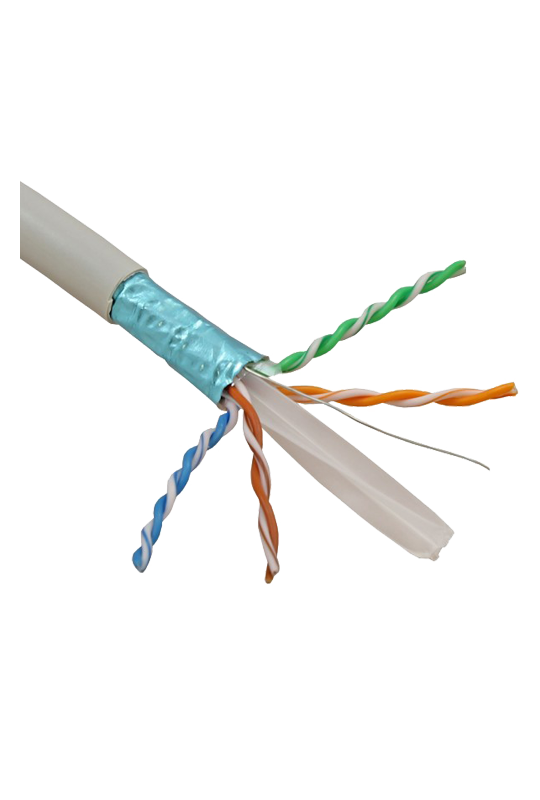 Cablu FTP, cat 6, CUPRU 100%, manta LSZH 305m  - ELAN ELN-FTP-6-CU