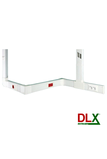 Canal cablu 102x50 mm cu capac, 2m - DLX DLX-102-50