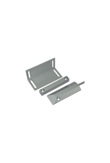 Contact magnetic aparent NC, pentru usa culisanta, suport L inclus CM-55AL