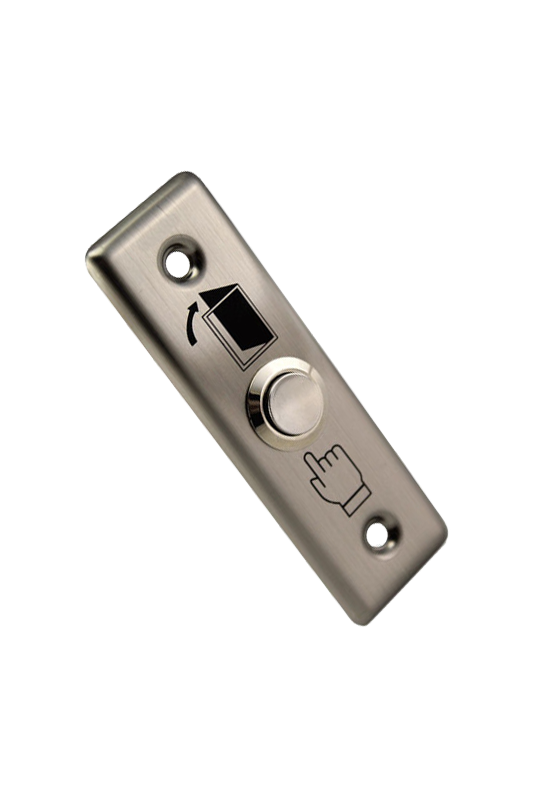 Buton de iesire NO/NC, incastrabil, din inox CSB-28D