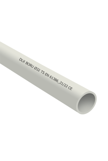 Tub PVC rigid D20, 750N, 3m - DLX TRP-802-20