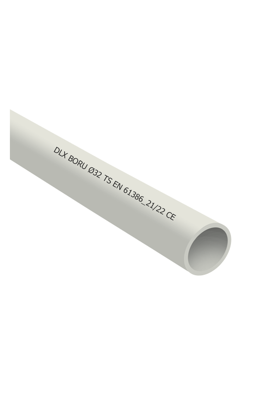 Tub PVC rigid D20, 750N, 3m - DLX TRP-802-20