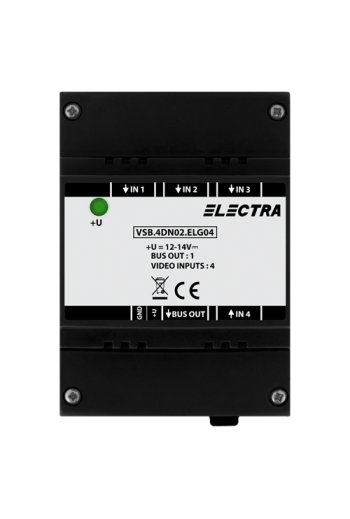 Doza selectie video, 4 intrari video SMART - ELECTRA VSB.4DN02.ELG04