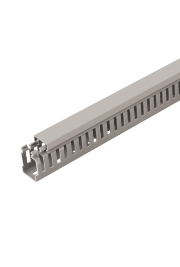 Canal cablu perforat 25x40 mm, cu capac, 2m - DLX PVCP-257-40