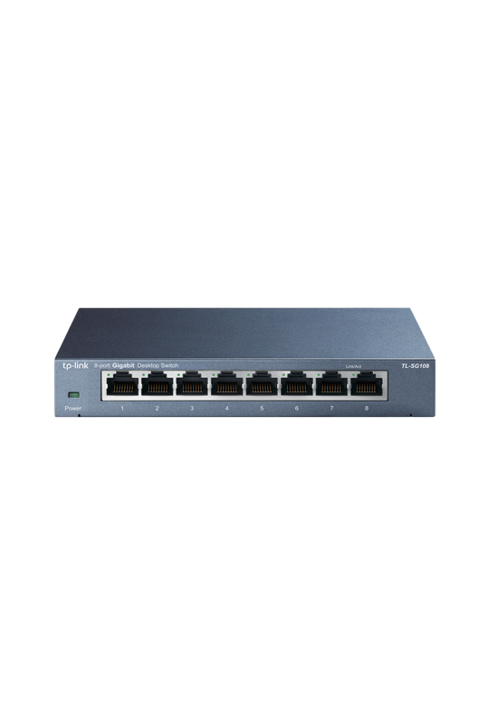 Switch TL-SG108, 8 x RJ45 Gigabit, Unmanaged - TP-Link TL-SG108