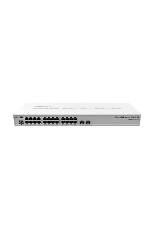 Management Switch 24 x Gigabit, 2 x SFP+, 1U - Mikrotik CRS326-24G-2S+RM