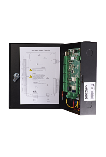 Centrala de control acces pentru 2 usi bidirectionala, conexiune TCP/IP - HIKVISION DS-K2802