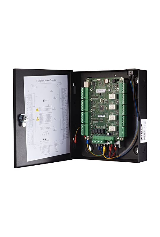 Centrala de control acces pentru 4 usi unidirectionale, conexiune TCP/IP -HIKVISION DS-K2804