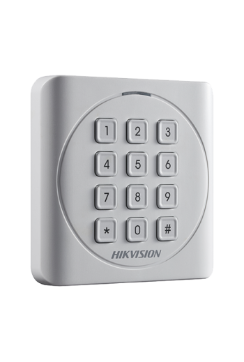 Cititor de proximitate RFID MIFARE 13.56Mhz cu tastatura integrata -HIKVISION DS-K1801MK